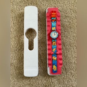 FLIK FLAK SWATCH WATCH kids boys BABY LION KING FOREST RAWWWR FBNP060